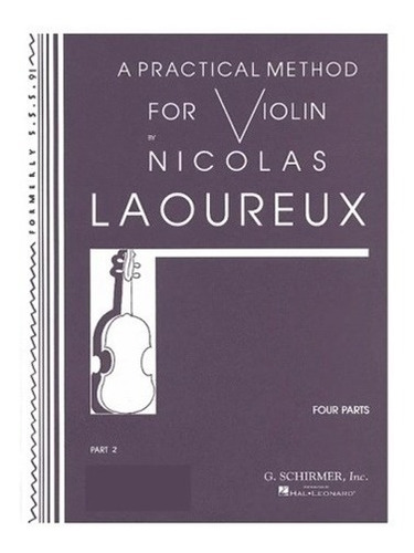 Método Prático Para Violino N. Laoureux Vol 2 - Inglês