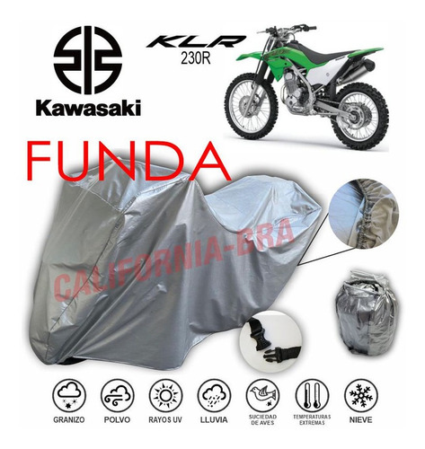 Funda Cubierta Lona Moto Cubre Kawasaki 230 R