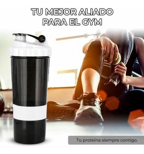 Kit De Dos Piezas Termo Deportivo Con Tapa Sellable Y Shaker