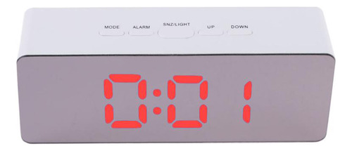 Relógio Digital Multifuncional Com Espelho Led, Alarme, Luze