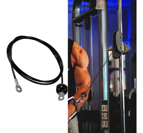Fitness Diy Polea Cable Cuerda Fuerza Fijo 1.8m