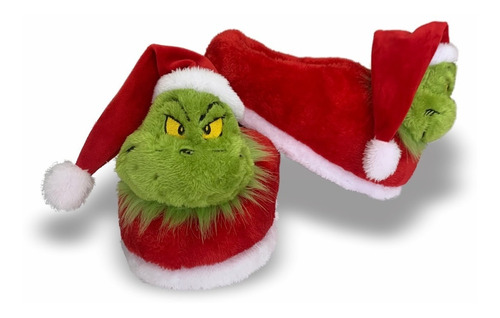 Pantuflas Grinch Navidad Santa Claus Edición Especial 