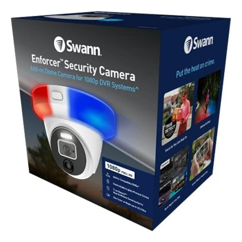 Swann 1080p Dome Enforcer Analog Cctv Camera - 1 Pack
