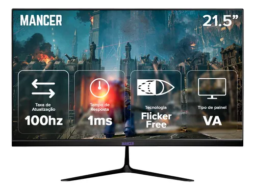 Monitor Gamer Mancer Horizon Z2, 21.5 Pol, Va, Fhd 100hz 1ms