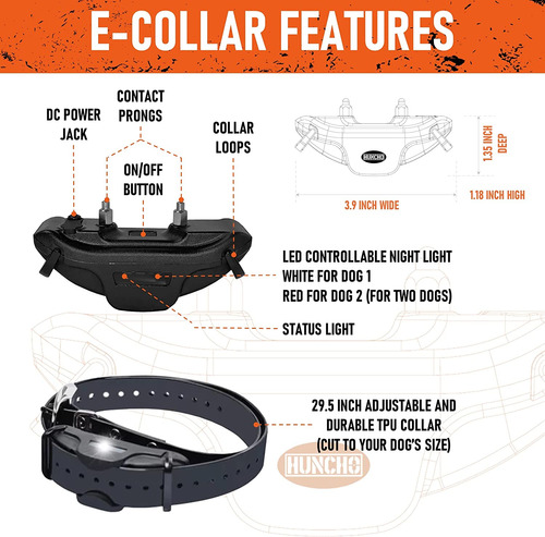 Collar De Entrenamiento Para Perros De Caza (juego De 2) Con