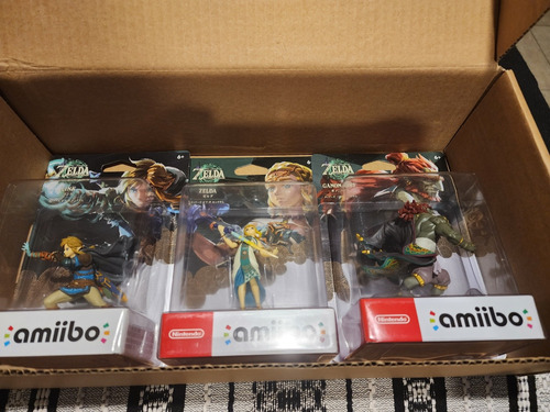 Paquete De Amiibos Zelda Tok Link Zelda Y Ganondorf