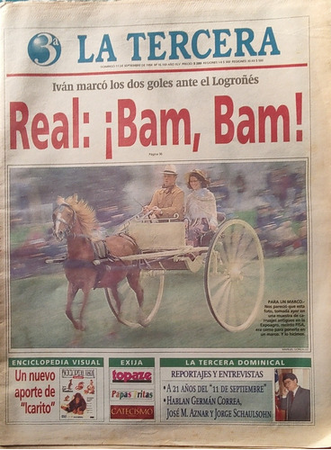 Diario La Tercera 1994 Bam Bam  2 Goles Al Logroñes (d37