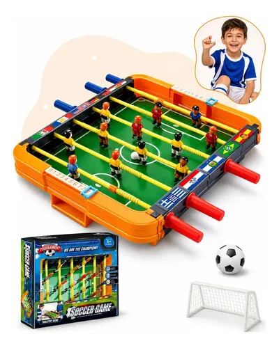 Mini Jogo De Futebol Totó Jogos Pebolim Futebol De Mesa Grande Brinq