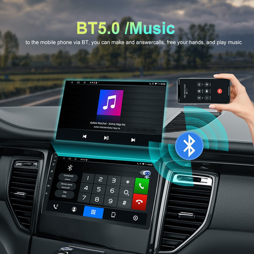 Stereo Carplay Android 12 De 4 Gb Para Toyota Hilux 2016-202