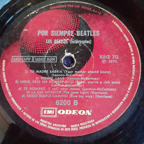 Sin Tapa Disco Los Beatles Por Siempre Beatles Bi0