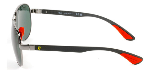Ray Ban Ferrari Rb8331-m - Grafite/vermelho/g-15 F001/71 61m Cinza Verde