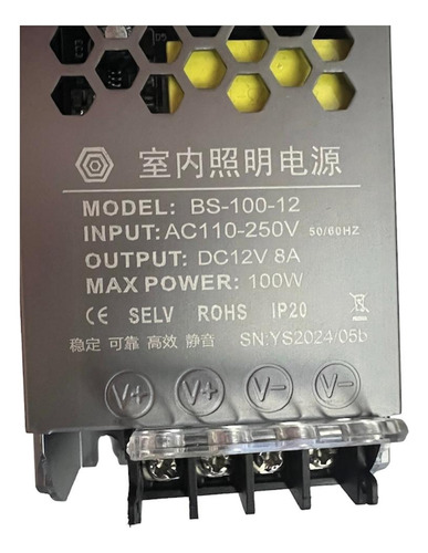 Fuente De Alimentacion Iluminacion Led 12v 100w