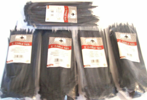 Brida Nailon Para Cable 8.0 In Color Negro