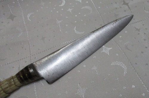 Cuchillo Verijero Acero Carbón Ju-ca Tandil Cabomulita 12613 (Usado)