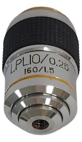 Objetiva Planacromática 10x Na0,25 160mm 1,5 Lwd Fase Neg