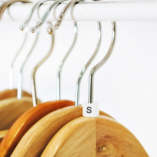 Rotulador Para Colgar Ropa, 50 Unidades, Hebilla En Blanco