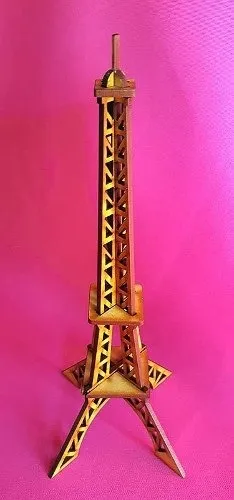 comprar Combo Torre Eiffel Fibrofacil Centro De Mesa Souvenir Madera