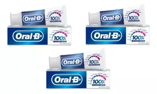 Oral B Pasta Dental Con Fluor Tu Boca Cuidada 100% Pack X3