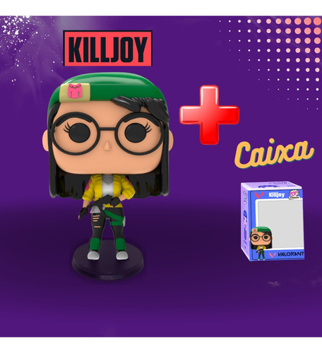 Killjoy Valorant Armada C/ Base ! Valorant Tipo Funko Pop