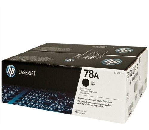 Toner Hp 78a Negro Ce278a Dual Pack P1566 P1606 Oficial Hp