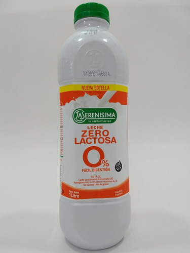 Leche Deslactozada Zero Lactosa La Serenisima