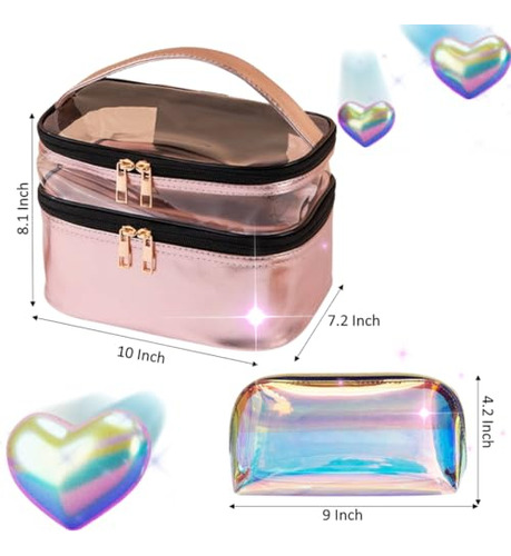 Organizador De Maquillaje - Gran Bolsa De Maquillaje Con Min