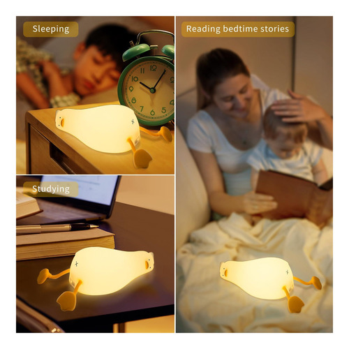 Luz De La Noche De Pato Plano Led Led Led, Luz Nocturna De 3