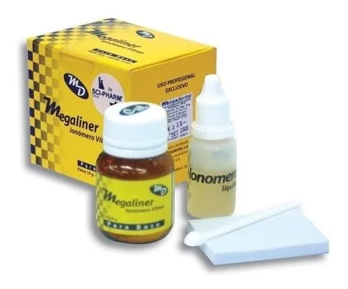 Ionómero Vitreo Md Megaliner Base Cavitaria . Odontología.