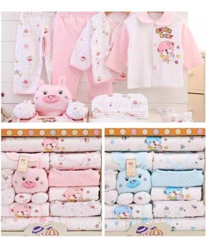 Ajuar Ropa Bebe Recién Nacido De 0 A 3 Meses Pack 18 Piezas