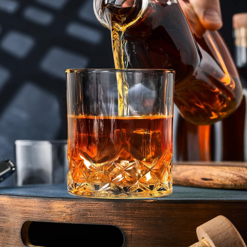 Paquete De 18 Vasos De Whisky Old Fashioned, 10 Onzas De Bou