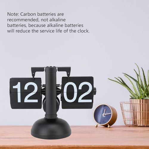 Reloj De Flip, Mesa De Gran Número Retro Rellove Mecánico Re