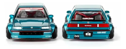 Honda Civic (EF) Kaido Works V1 ミニカー Mini Gt - Kaido House - Honda Civic (ef) Kaido Works V1 #126