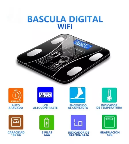 Báscula Digital Peso Corporal Sincroniza Tu Celular Vía App Rosa