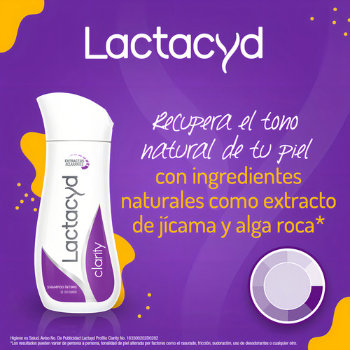Lactacyd Clarity Shampoo Íntimo De Uso Diario 220 Ml