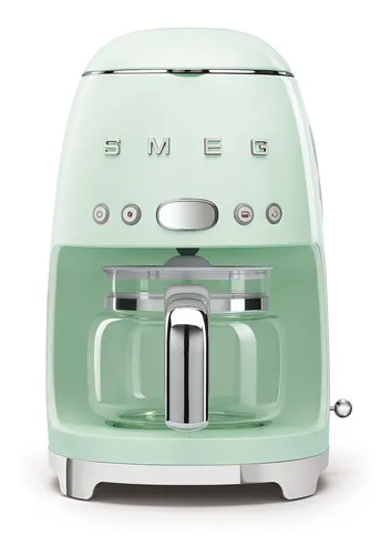 comprar Cafetera Smeg 50's Style DCF02 automática verde agua de filtro 220V