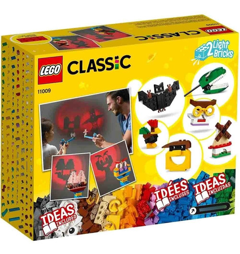 Lego Classic 11009 Caja Bloques Y Luces 441 Fichas Envio Ya