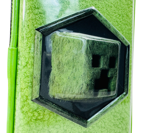 Lapicera, Colorera Minecraft Pelicula Creeper Ruz 1 Original Verde Peluche