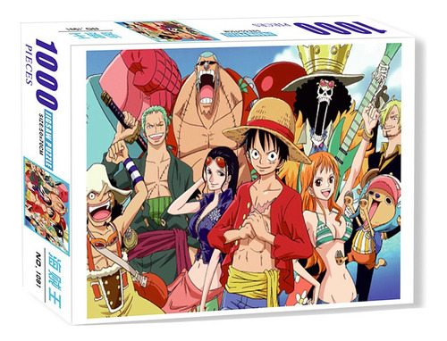 1000 Piezas Puzzles De Una Pieza Anime Monkey D Luffy