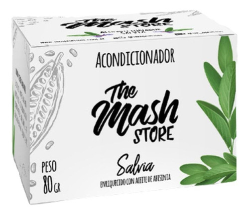 Acondicionador Sólido 100% Natural The Mash Store Salvia