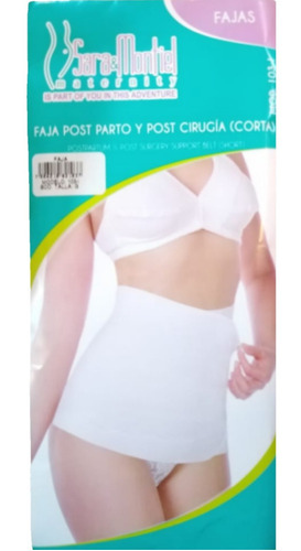 Faja Corta Para Despues Del Parto De Lycra Ajustable 103