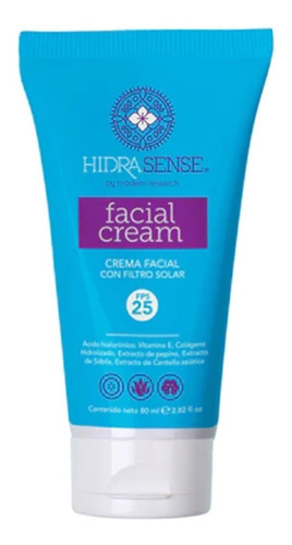 Hidrasense Crema Facial Hidrata Y Protege Spf25 80 Ml