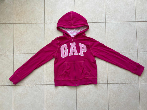 Campera Gap Niña Talle 12 Años Con Cierre Y Capucha.original