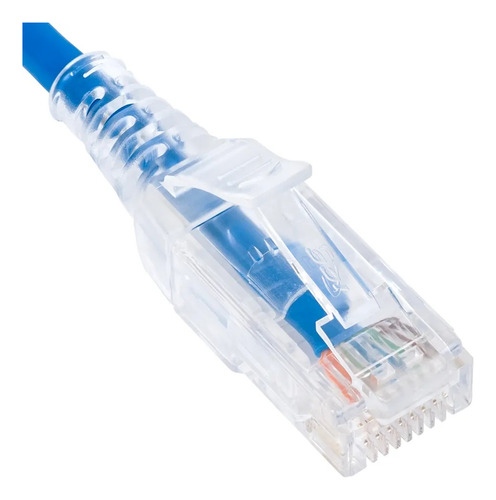 Cable De Conexión, Cat 6 Slim Clear Sr 20 Pies Bl