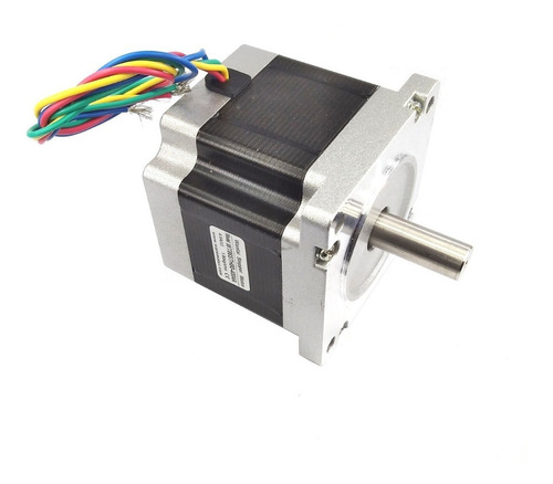 Imagem 3 de 10 de Kit Com 2 Motor De Passo Nema 34 42kgf.cm 4.0 Amper 4 Fios