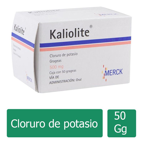 Kaliolite 500 G Caja Con Frasco Con 50 Tabletas