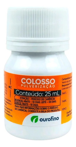 Colosso 25 Ml - Mata Pulgas E Carrapatos Do Local