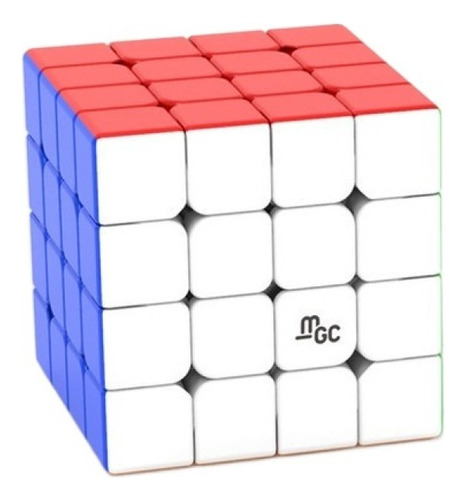 Cubo Mágico 4x4 Yj Mgc4 Magnetic Speed Cube Sin Pegatinas