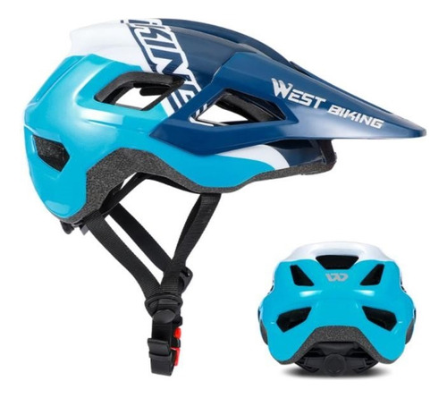 Casco Dark Blue Mtb West Baking Senderismo