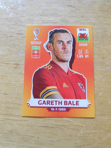 Figuritas Qatar Mundial Gareth Bale Papini Original