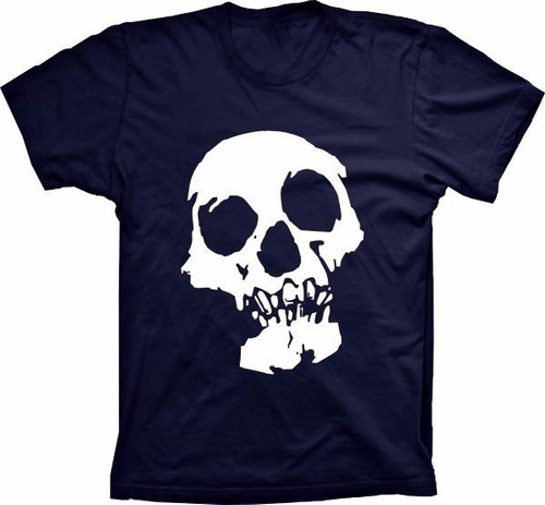 Camiseta Caveira Skull Camisa Chave Estilo Malandro Adulto